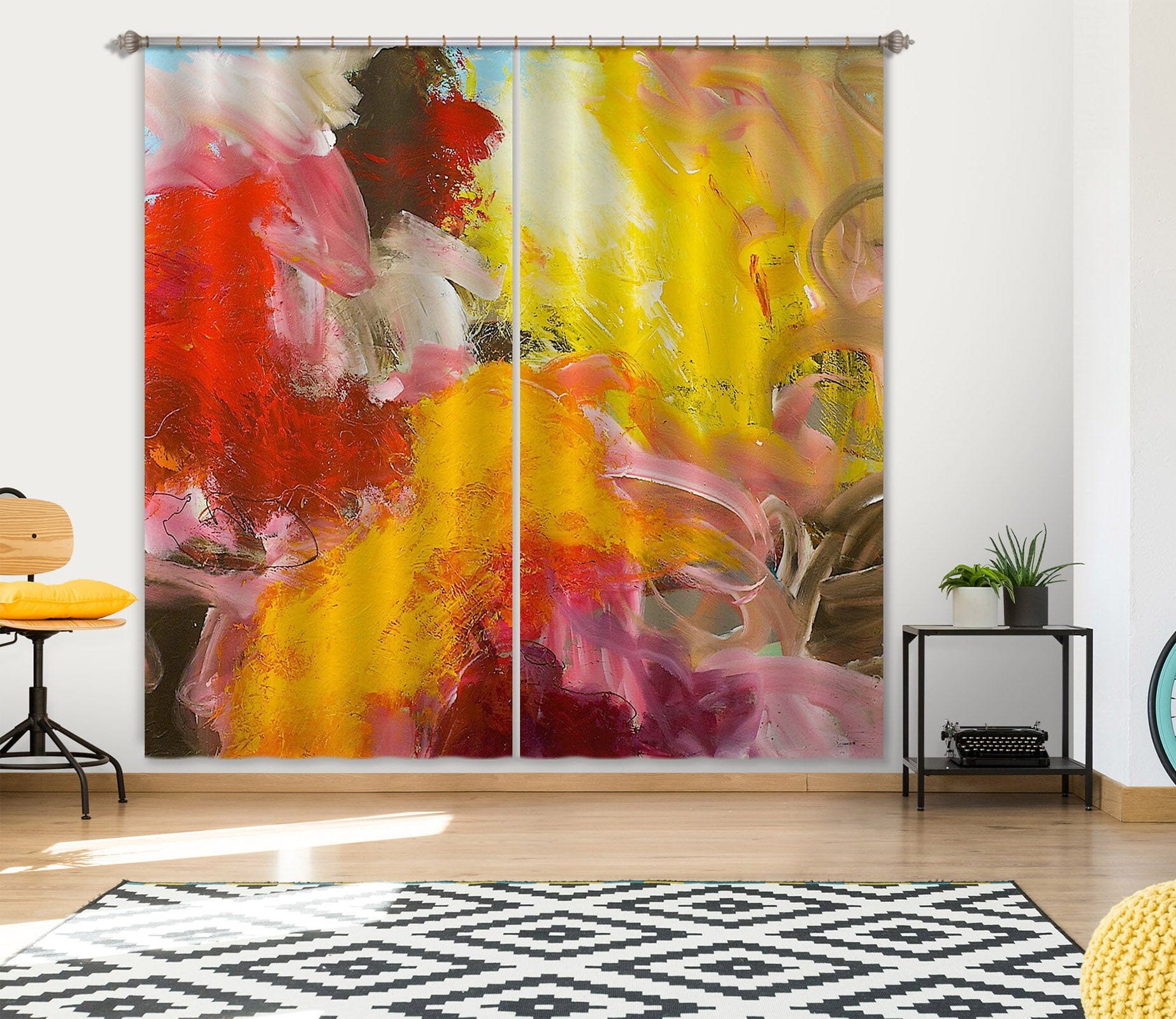 3D Color Graffiti 163 Allan P. Friedlander Curtain Curtains Drapes Curtains AJ Creativity Home 