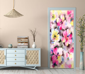 3D Flowers 25006 Door Mural