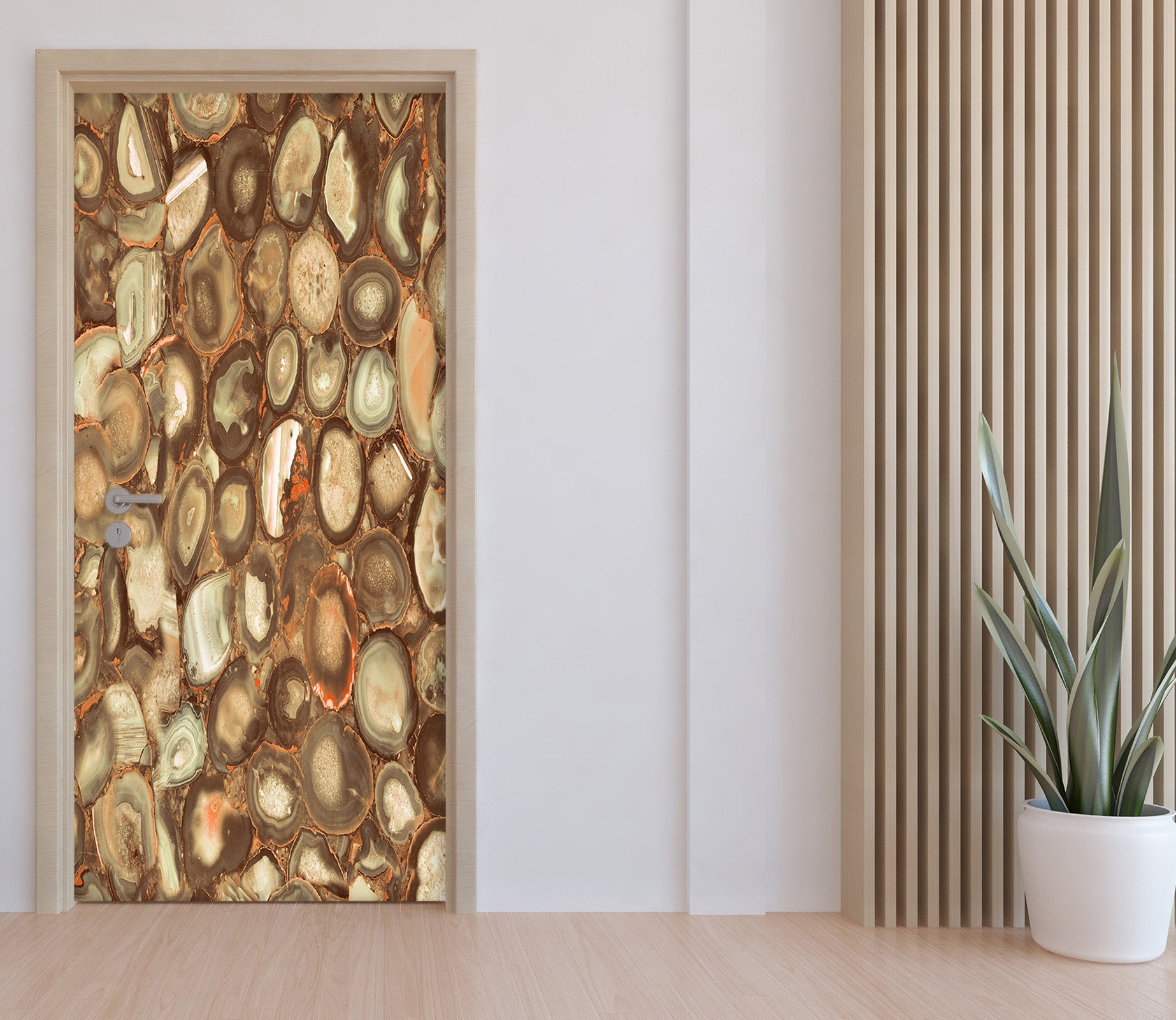 3D Stone Pattern 21179 Door Mural