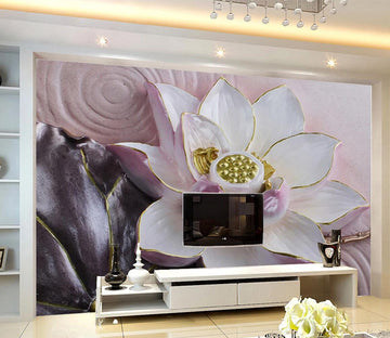 3D Phnom Penh Lotus WC632 Wall Murals