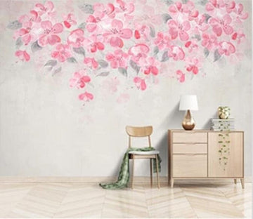 3D Pink Flowers 3069 Wall Murals Wallpaper AJ Wallpaper 2 