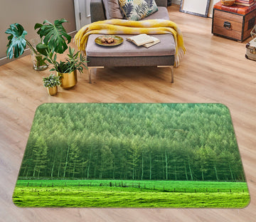 3D Grassland Forest 83215 Assaf Frank Rug Non Slip Rug Mat