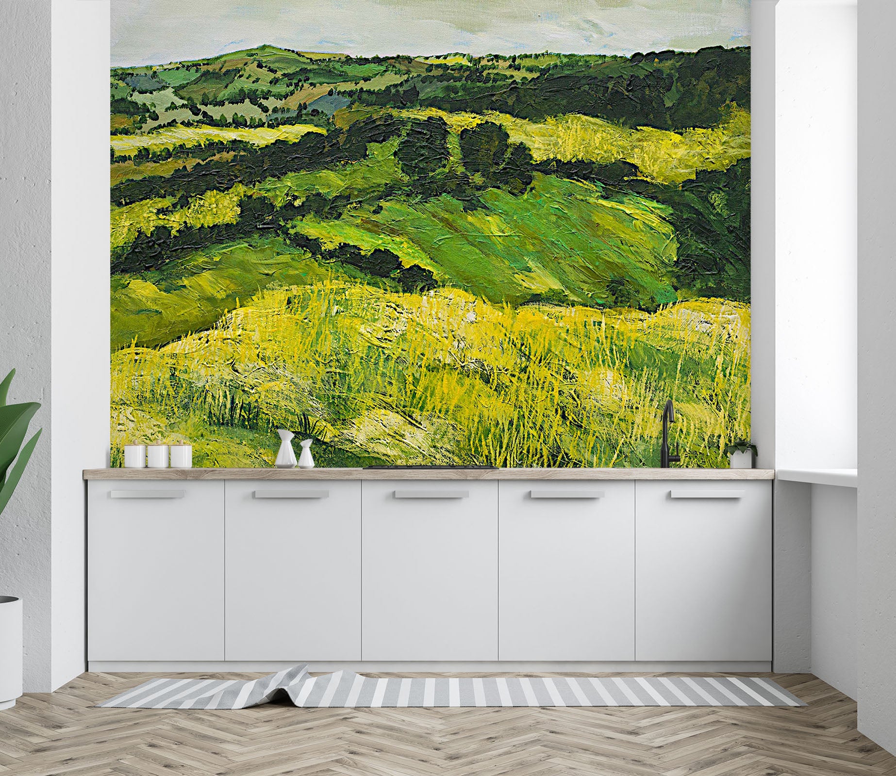 3D Grass Path 184 Allan P. Friedlander Wall Mural Wall Murals