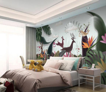 3D Red Deer WC1631 Wall Murals