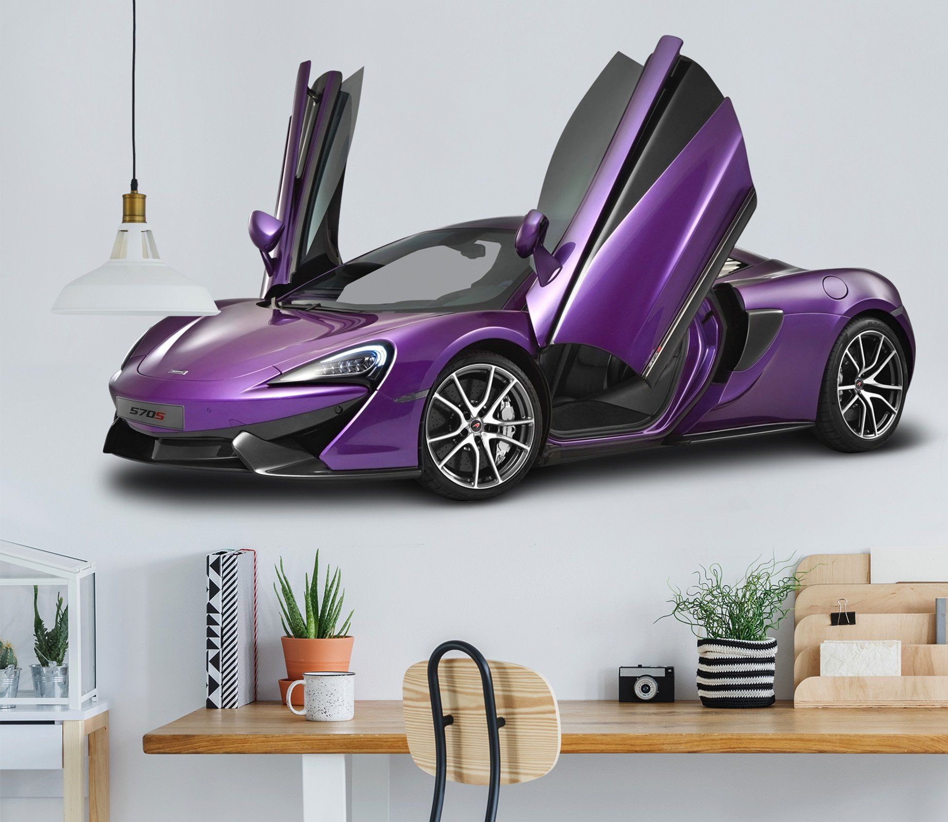 3D McLaren Purple 0193 Vehicles Wallpaper AJ Wallpaper 