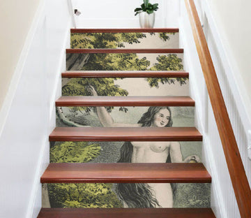 3D Trees Woman 109171 Andrea Haase Stair Risers