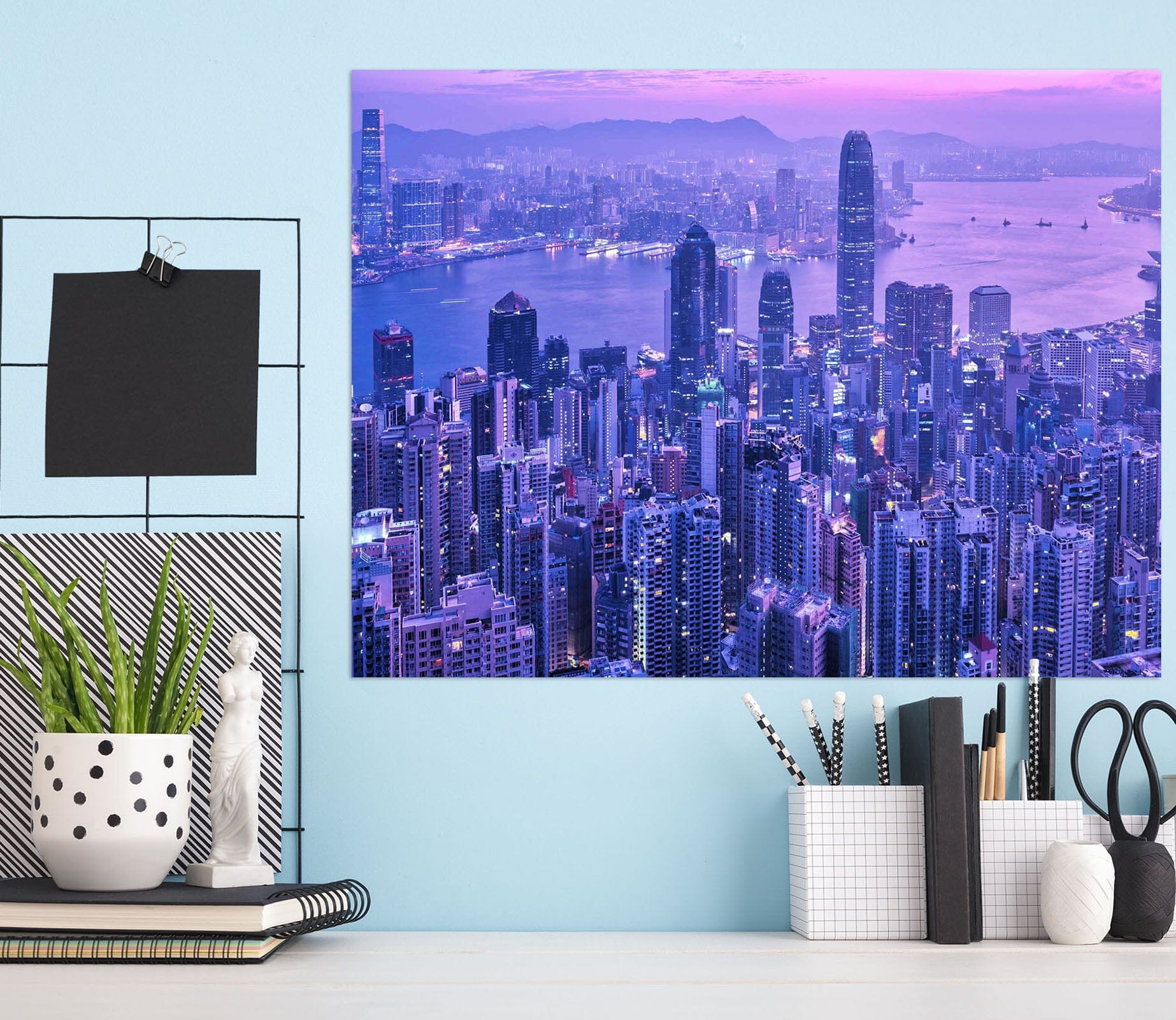 3D Early Morning City 139 Marco Carmassi Wall Sticker Wallpaper AJ Wallpaper 2 