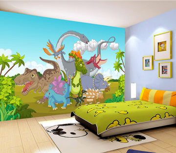 3D Cute Animal 2058 Wall Murals