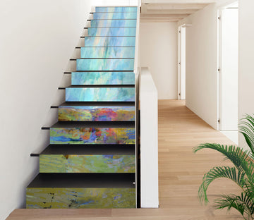 3D Grass Sky Oil Painting 9466 Michael Tienhaara Stair Risers