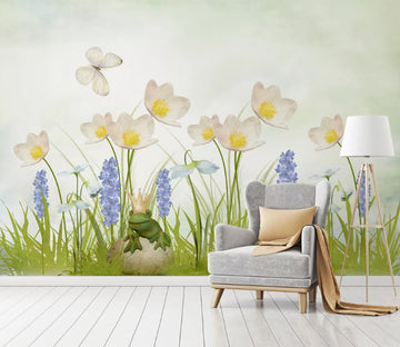 3D Flower Frog WC1955 Wall Murals