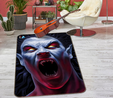 3D Monster 4132 Tom Wood Rug Non Slip Rug Mat