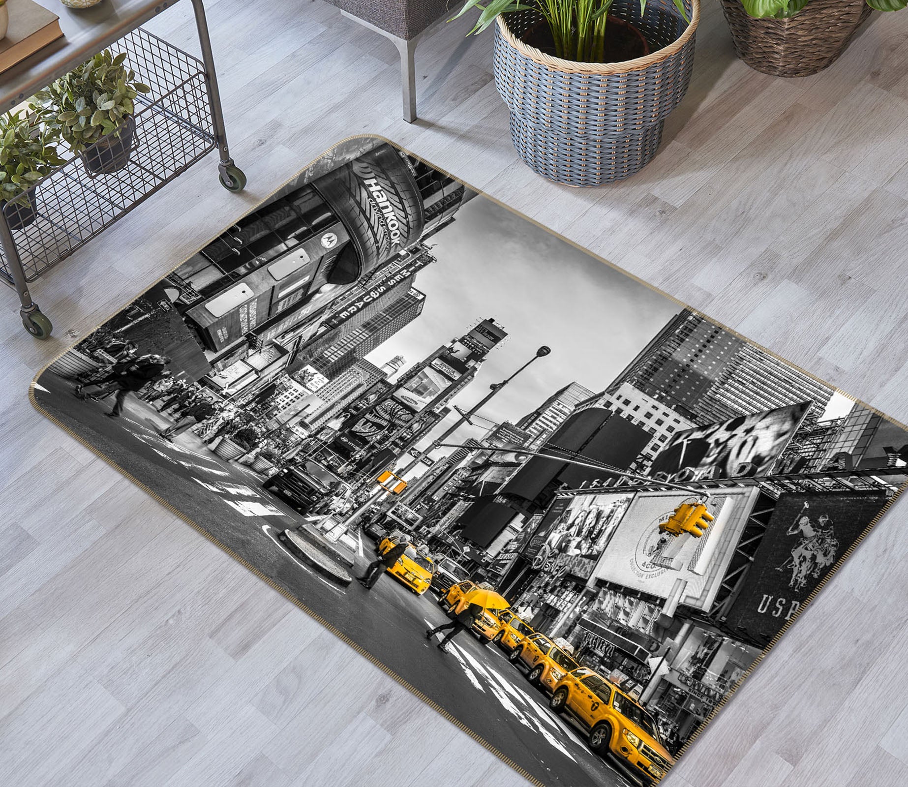 3D New York 83230 Assaf Frank Rug Non Slip Rug Mat