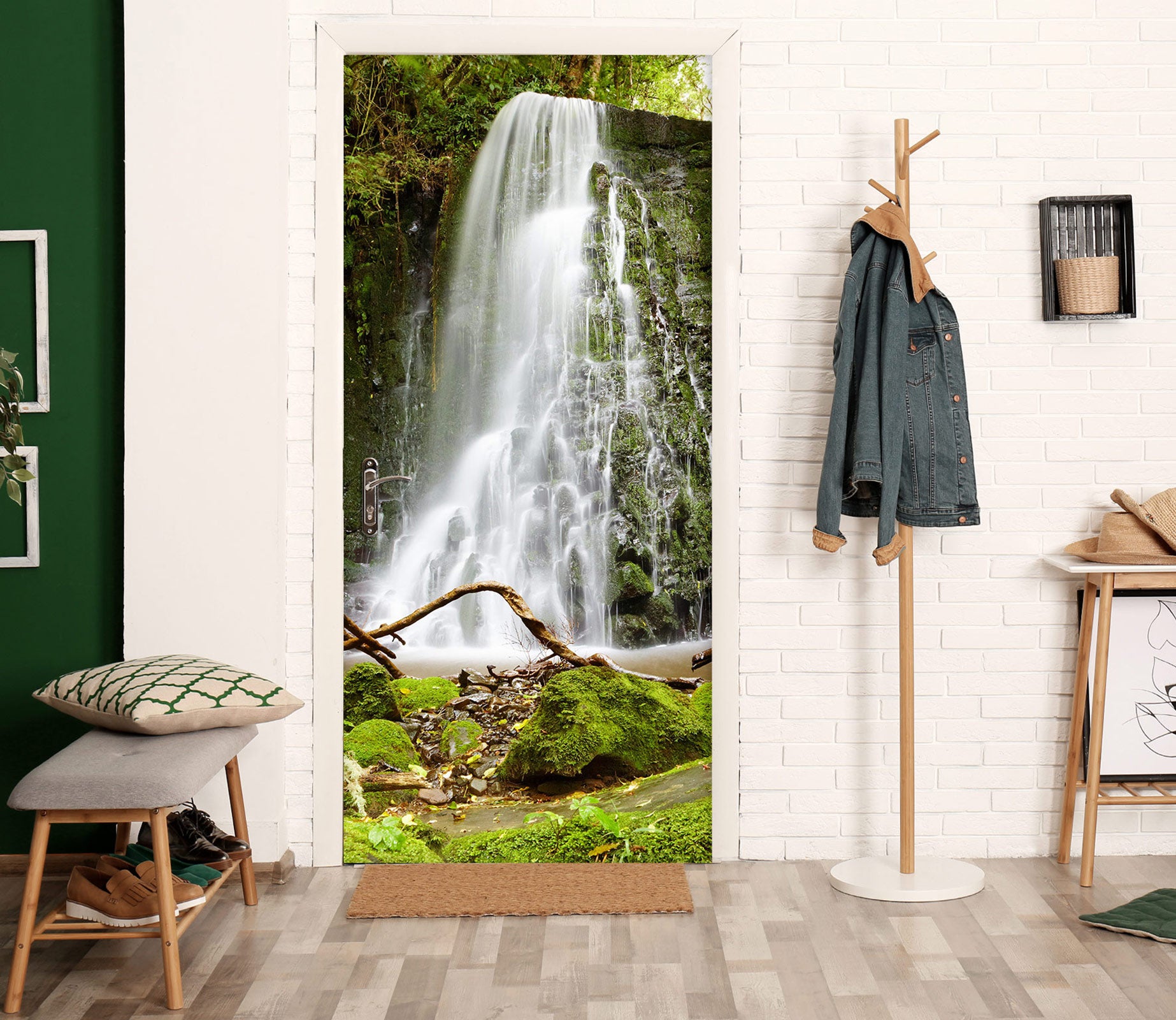 3D Waterfall 24082 Door Mural