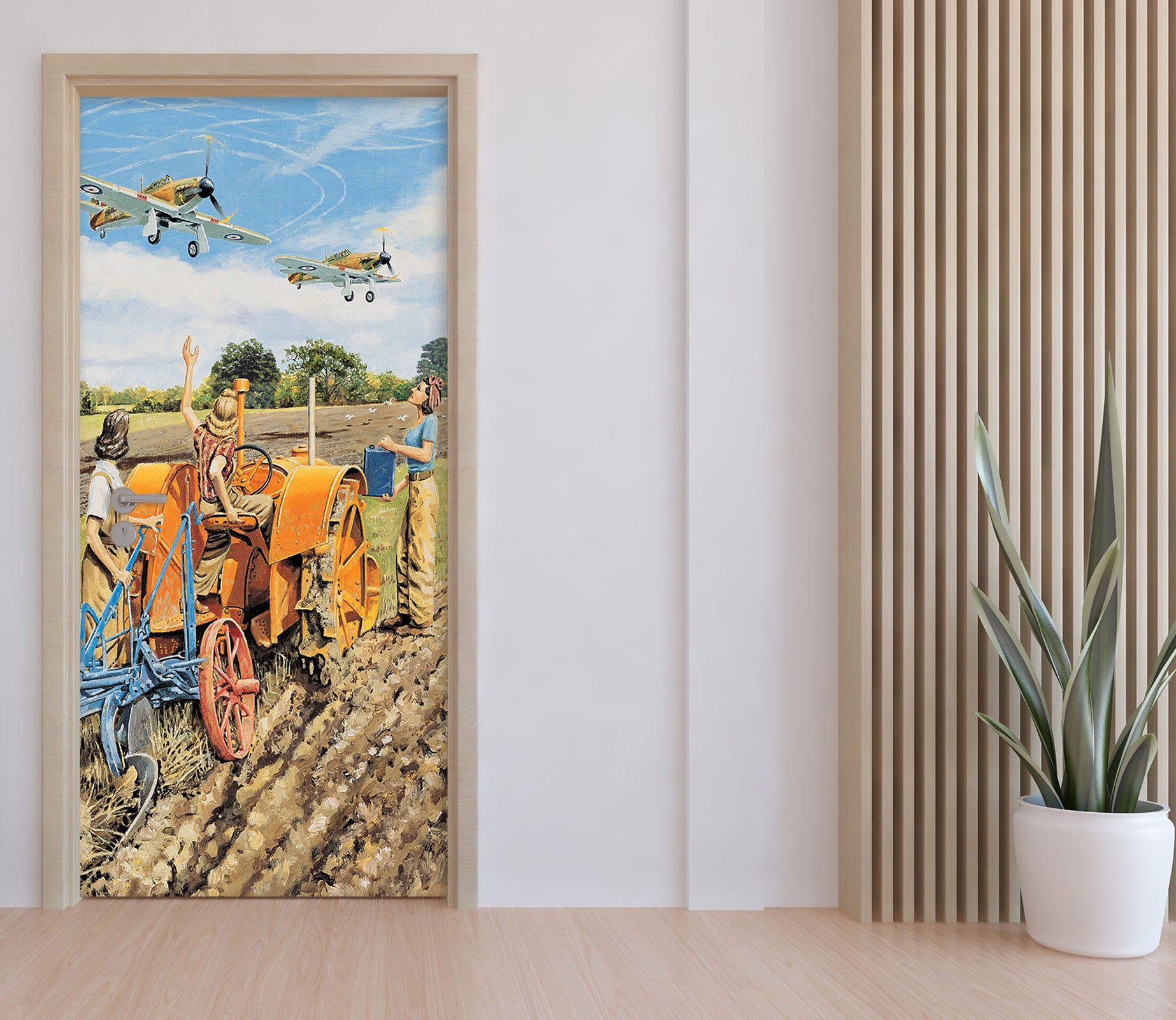 3D Arable Land 103117 Trevor Mitchell Door Mural