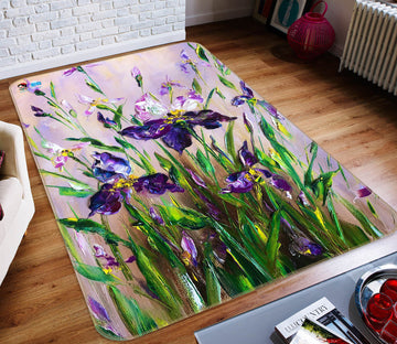 3D Flower Grass 1172 Skromova Marina Rug Non Slip Rug Mat