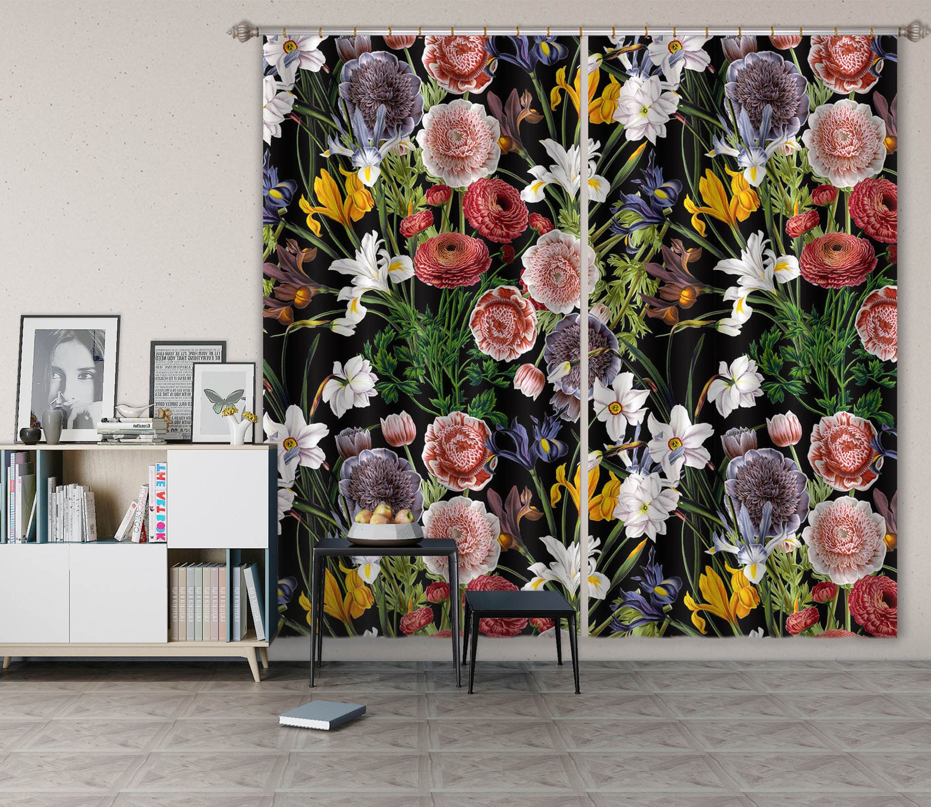 3D Spring Garden 116 Uta Naumann Curtain Curtains Drapes