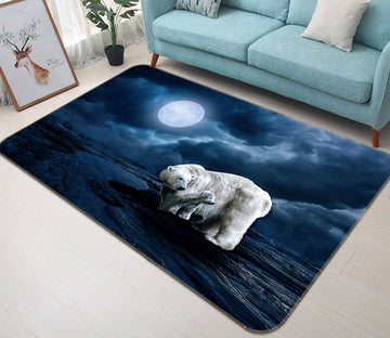 3D Polar Bear 82143 Animal Non Slip Rug Mat