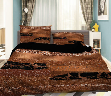 3D Black Brown 029 Uta Naumann Bedding Bed Pillowcases Quilt