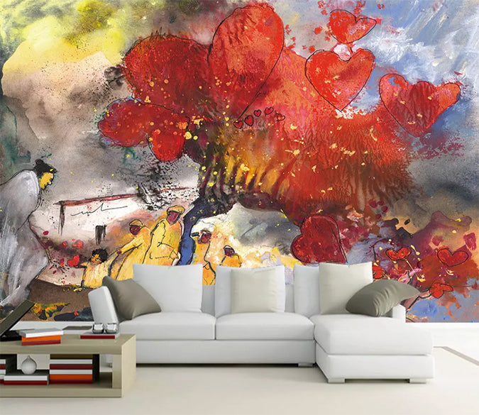 3D Red Maple 1168 Wall Murals Wallpaper AJ Wallpaper 2 