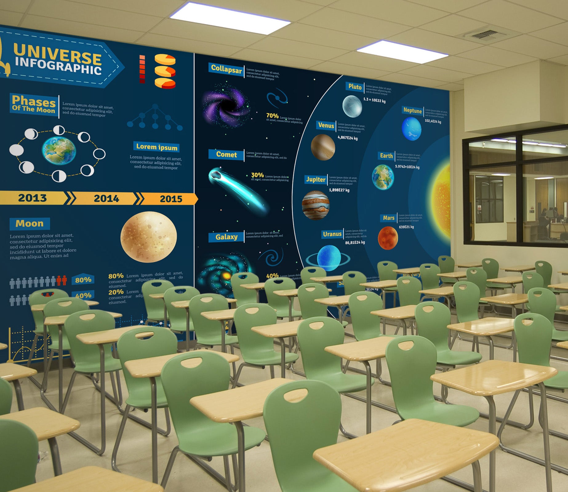 3D Planet Science 164 Wall Murals Wallpaper AJ Wallpaper 2 