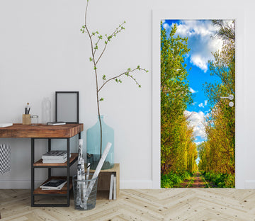 3D Forest Corridor 22053 Door Mural