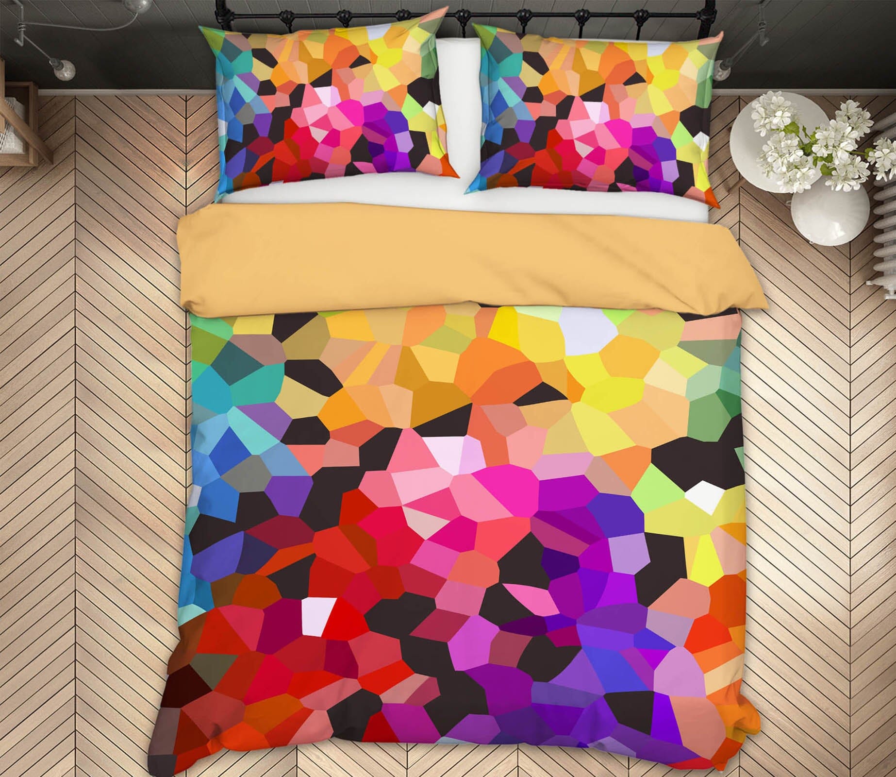 3D Dazzling Color 2002 Shandra Smith Bedding Bed Pillowcases Quilt Quiet Covers AJ Creativity Home 