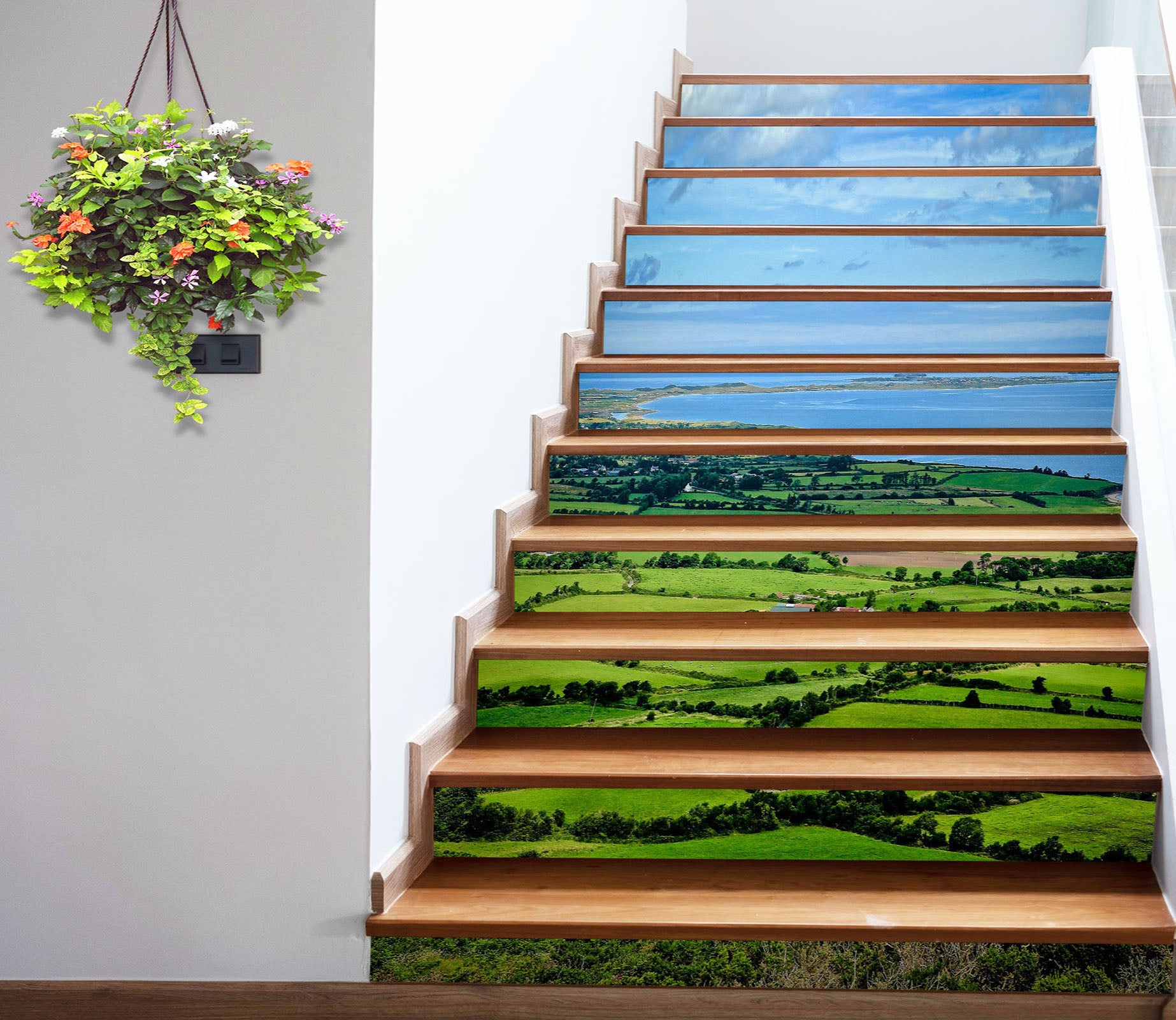 3D Grassland Lawn 94125 Kathy Barefield Stair Risers