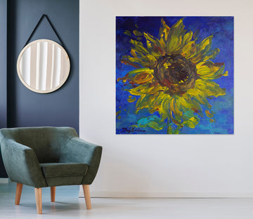 3D Sunflower 093 Debi Coules Wall Sticker