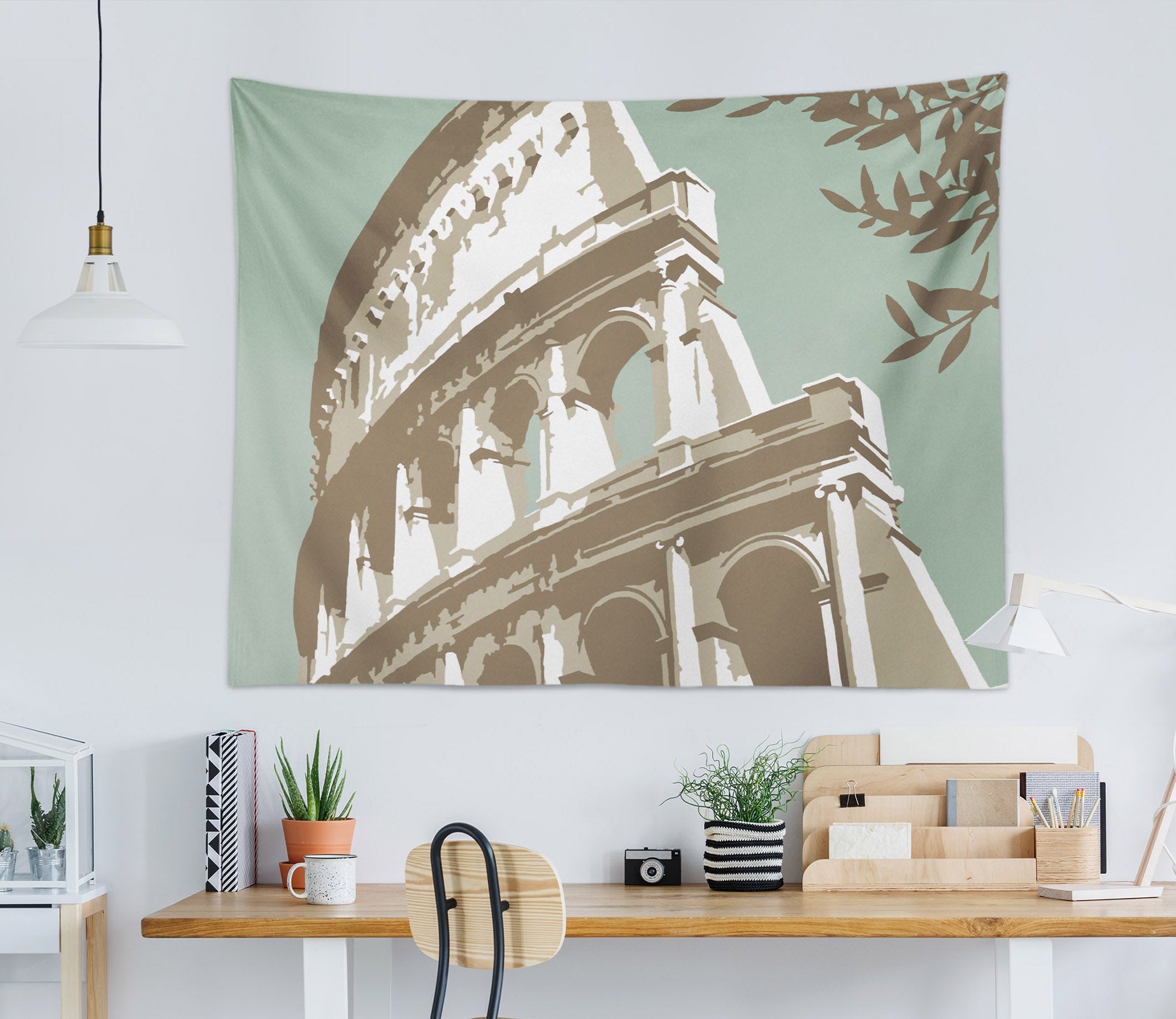 3D Roman Architecture 1015 Steve Read Tapestry Hanging Cloth Hang