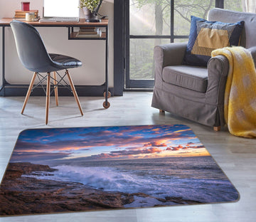 3D Sunset River 1164 Marco Carmassi Rug Non Slip Rug Mat Mat AJ Creativity Home 