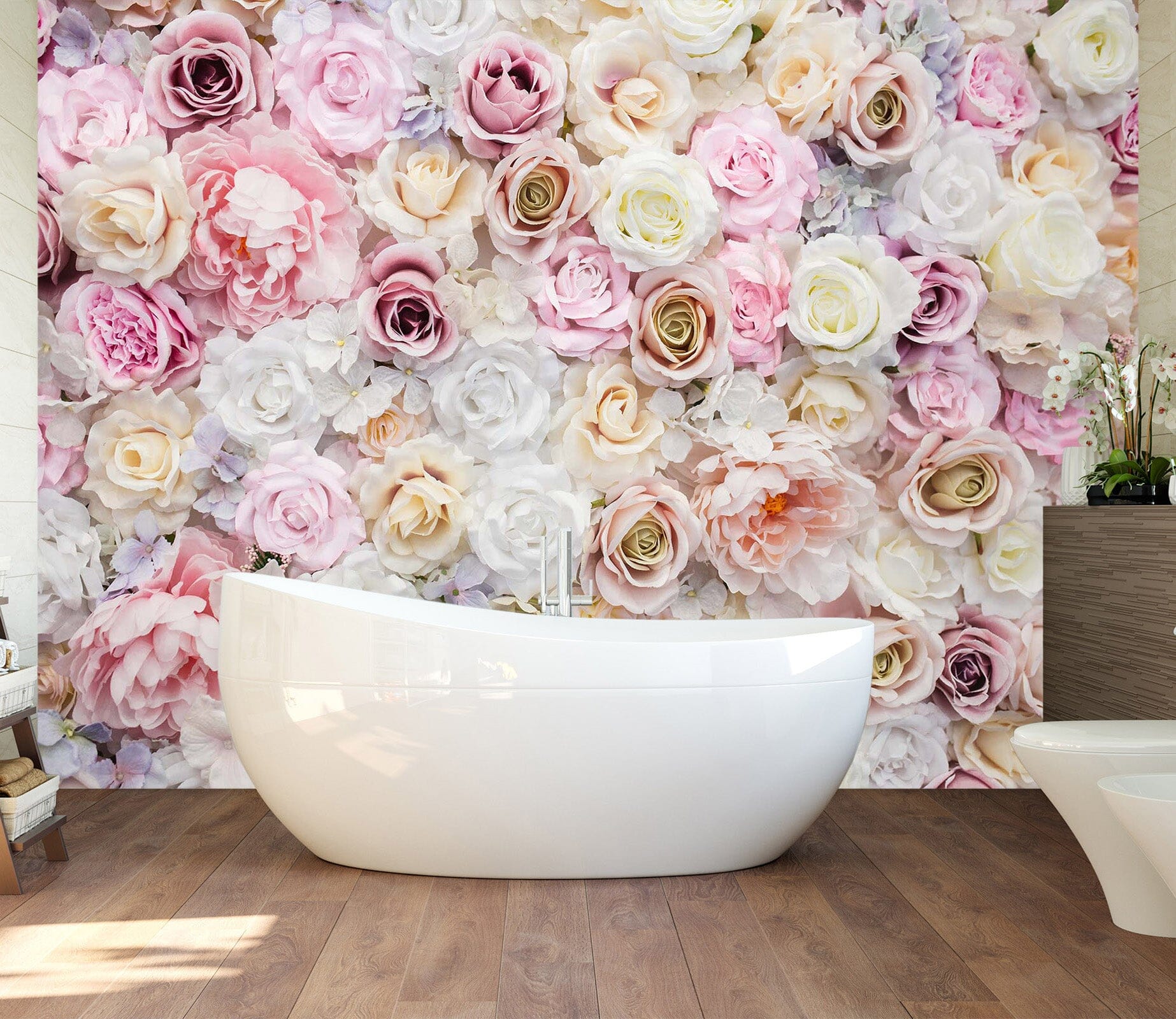 3D Pink Rose Flower 118 Wall Murals Wallpaper AJ Wallpaper 2 