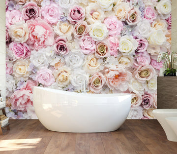 3D Pink Rose Flower 118 Wall Murals Wallpaper AJ Wallpaper 2 