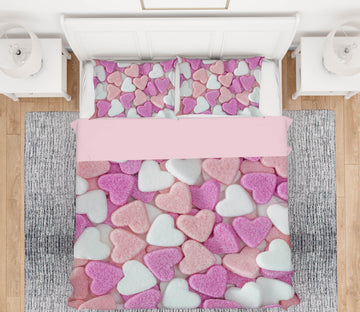 3D Sugar Hearts 1033 Assaf Frank Bedding Bed Pillowcases Quilt