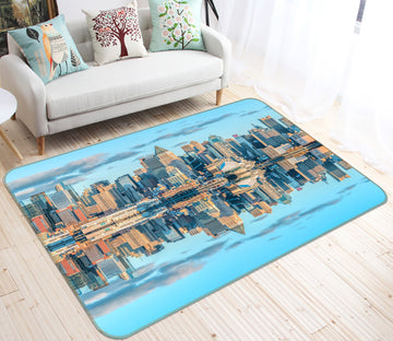 3D New York River 116 Assaf Frank Rug Non Slip Rug Mat