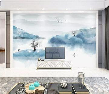 3D Forest Lake 1722 Wall Murals Wallpaper AJ Wallpaper 2 