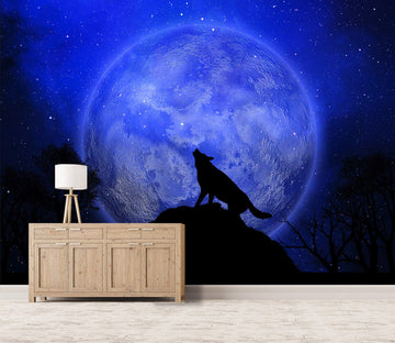 3D Night Wolf 571 Wallpaper AJ Wallpaper 