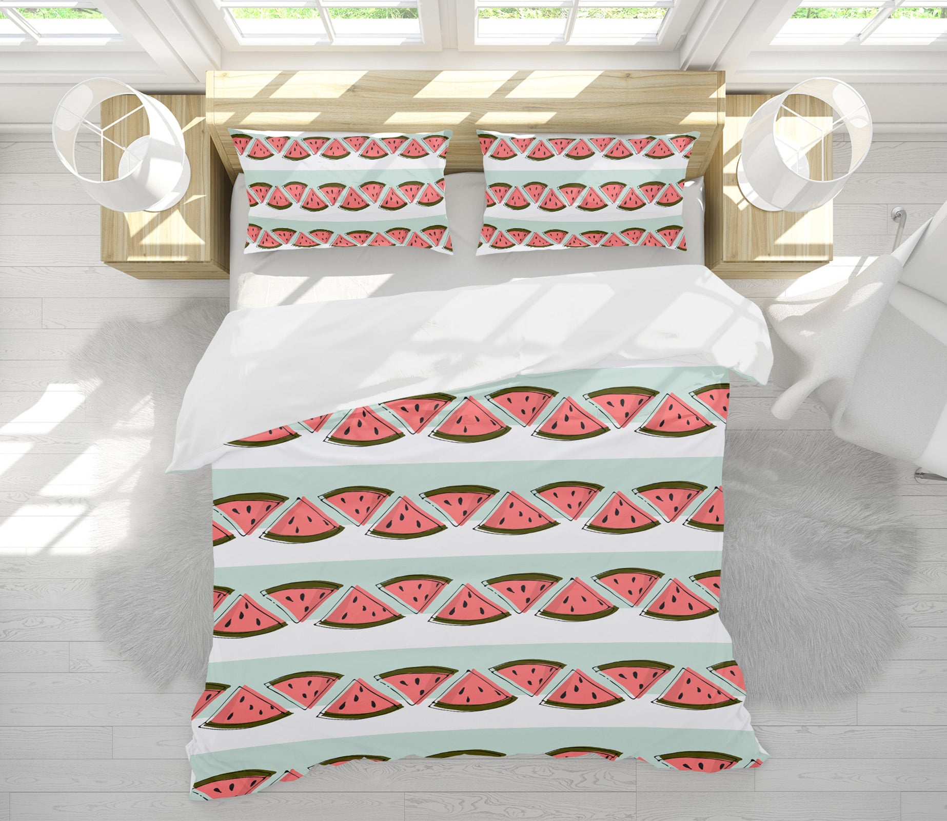 3D Watermelon 109145 Kashmira Jayaprakash Bedding Bed Pillowcases Quilt