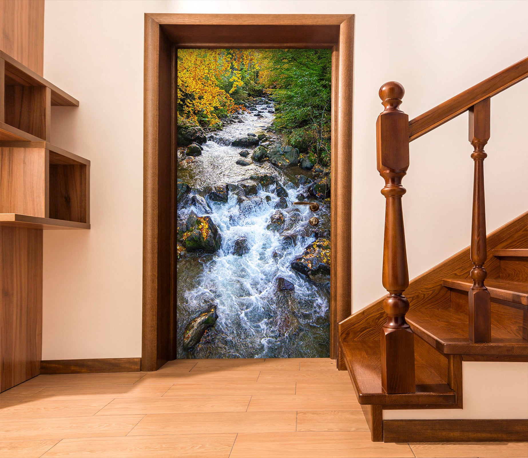 3D Running Water 24179 Door Mural