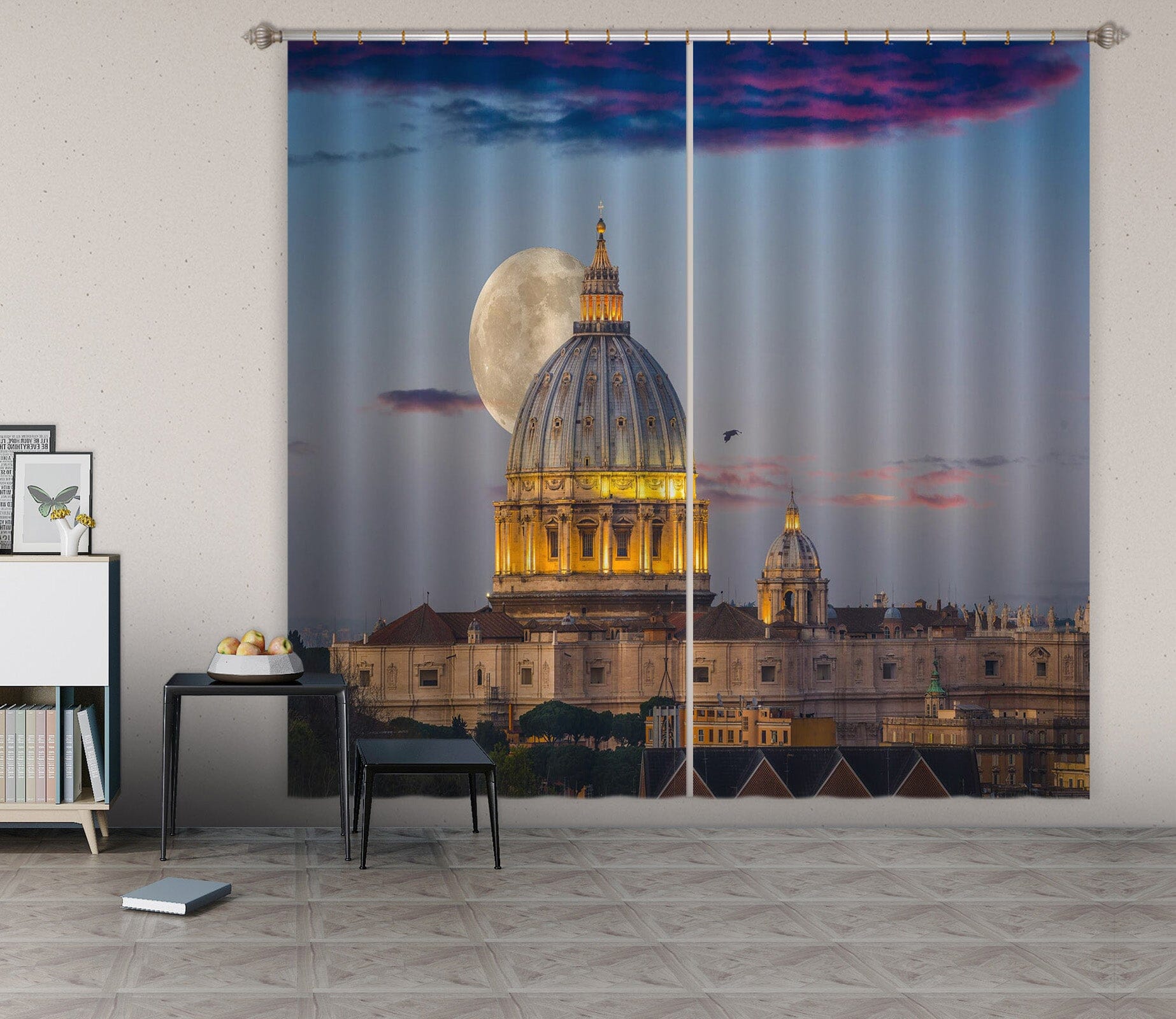 3D Temple Lights 124 Marco Carmassi Curtain Curtains Drapes Curtains AJ Creativity Home 