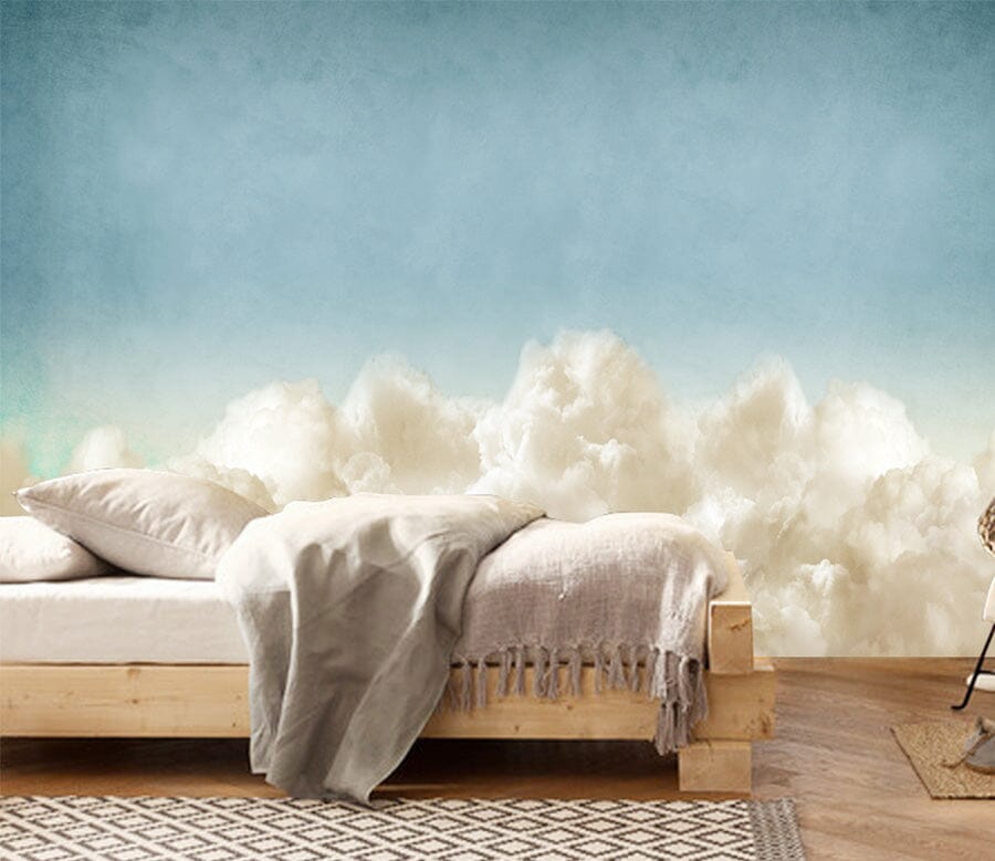 3D White Clouds WG014 Wall Murals Wallpaper AJ Wallpaper 2 