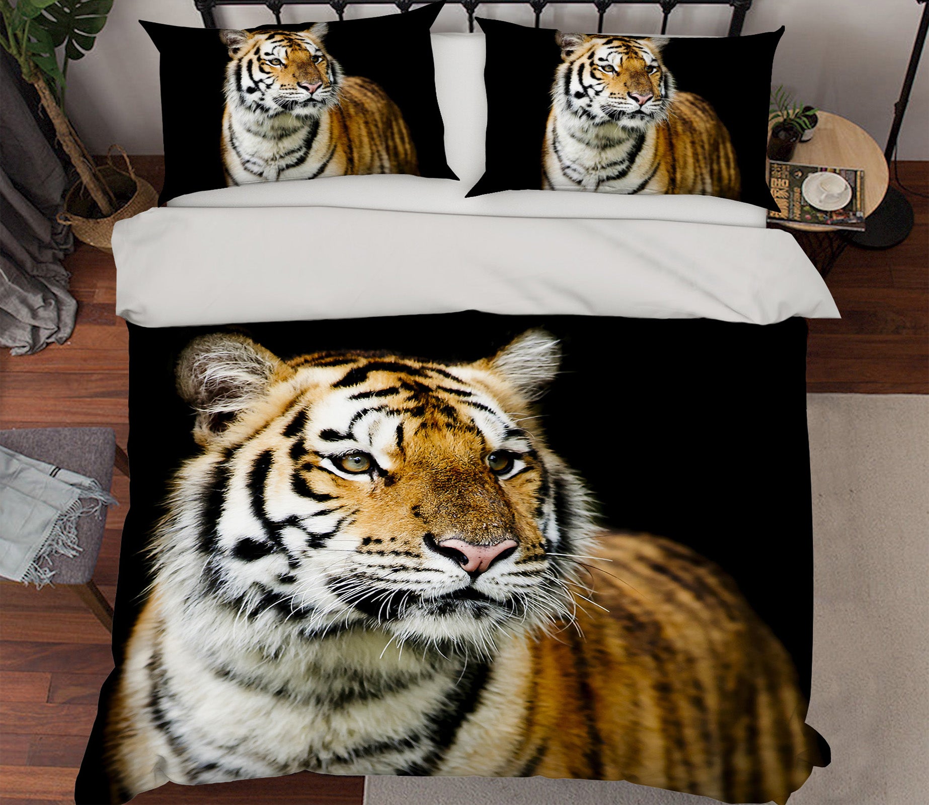 3D Tiger 19240 Bed Pillowcases Quilt