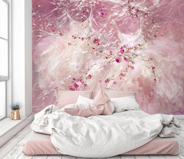 3D Milk Rose 1411 Debi Coules Wall Mural Wall Murals Wallpaper AJ Wallpaper 2 