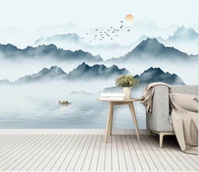 3D Cloud Valley 2211 Wall Murals Wallpaper AJ Wallpaper 2 