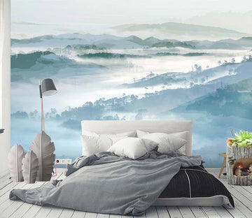 3D Natural Mountain WC552 Wall Murals