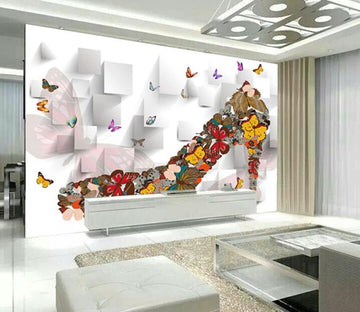 3D Butterfly 206 Wall Murals Wallpaper AJ Wallpaper 2 