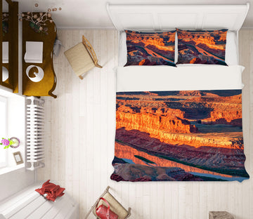 3D Red Mountains Rock 8520 Beth Sheridan Bedding Bed Pillowcases Quilt