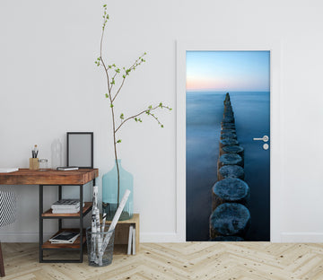 3D Stump Sea 254 Door Mural