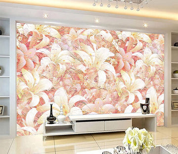 3D Lily Blossoms 1008 Wall Murals Wallpaper AJ Wallpaper 2 