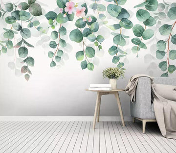 3D Green Leaf 863 Wall Murals Wallpaper AJ Wallpaper 2 