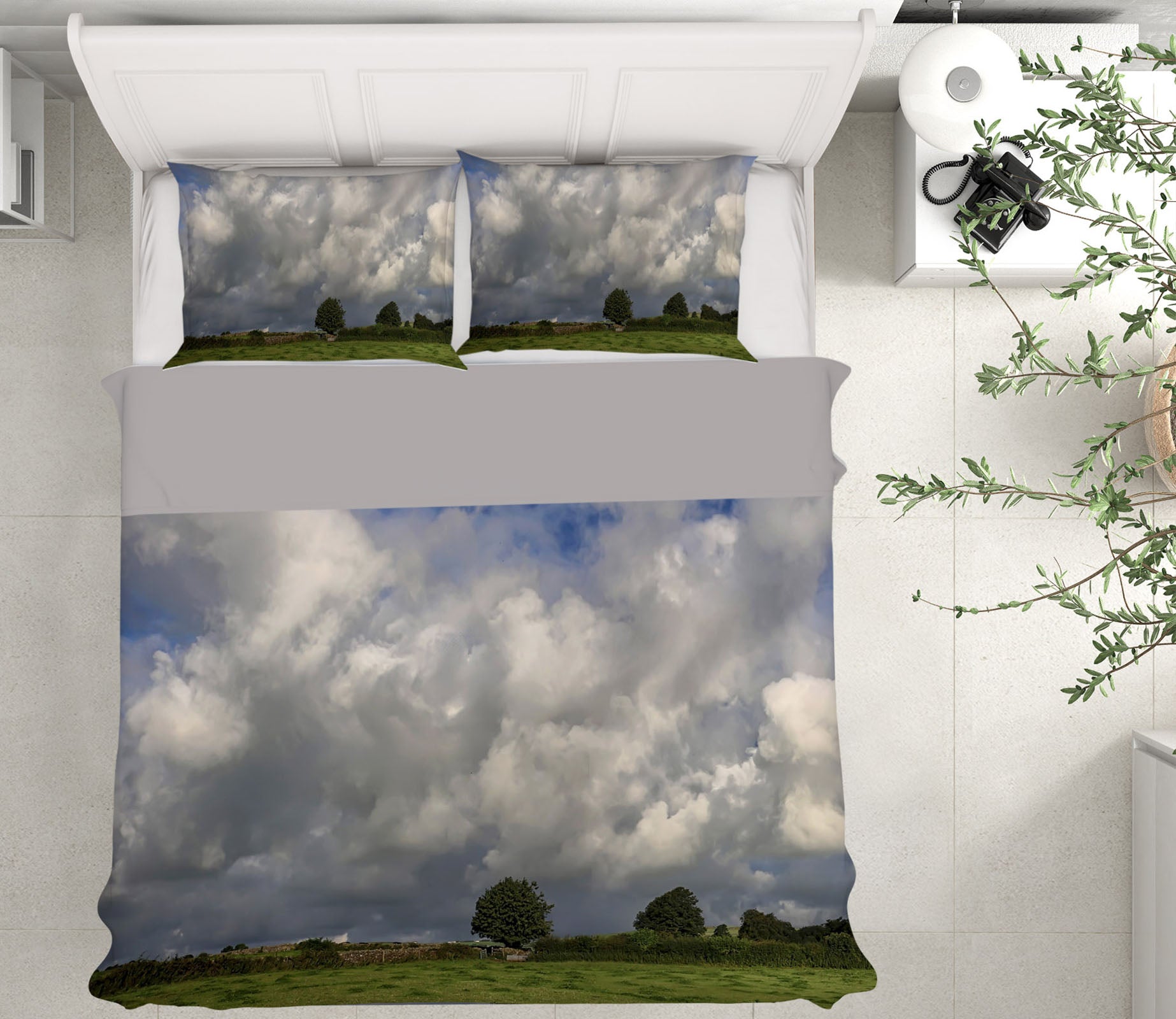 3D Partly Cloudy 1007 Jerry LoFaro bedding Bed Pillowcases Quilt